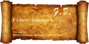 Fidesz Dagobert névjegykártya